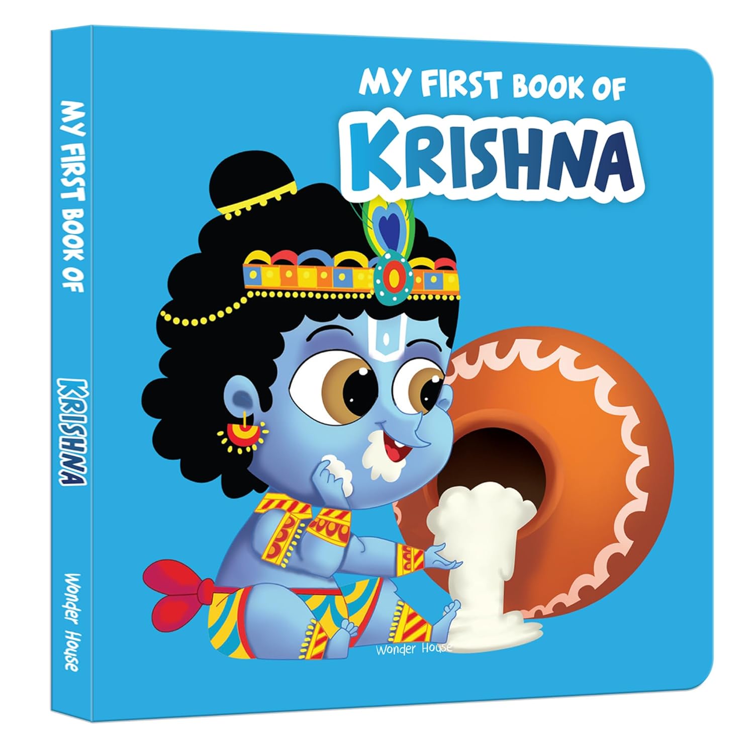 My First Book of Krishna – Illustrated Board Book for Kids