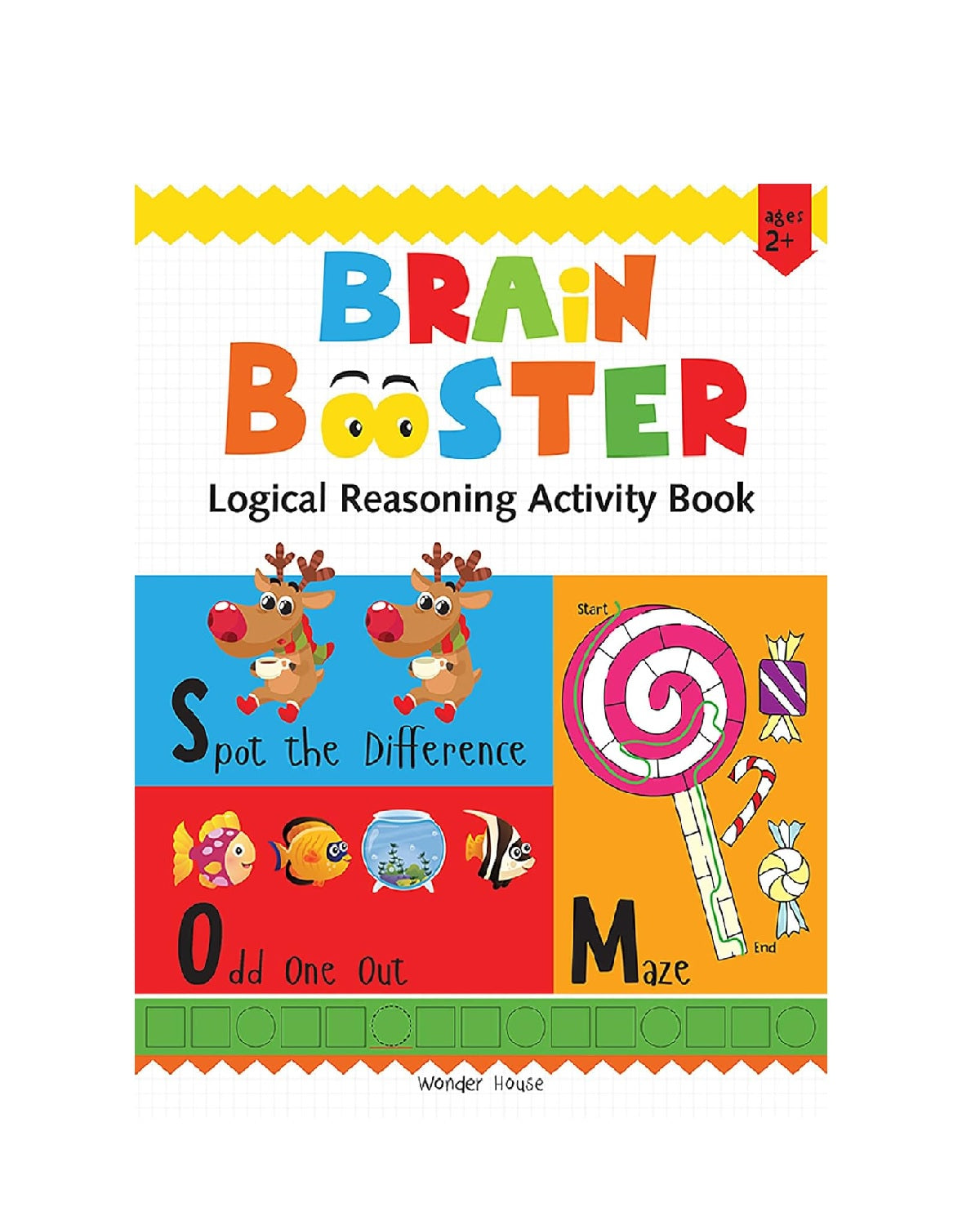 Preschool Activity Book: Brain Booster – Logical Reasoning Activity Book for Kids Ages 3–5 | Paperback – Picture Book