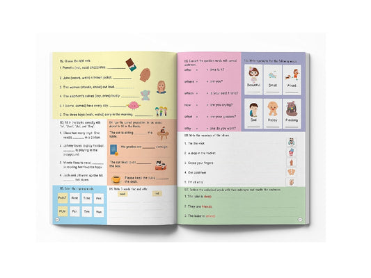 201 English Activity Book: Fun Activities and Grammar Exercises | Paperback