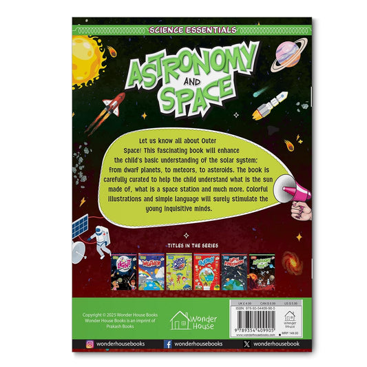 Science Essentials : Science Made Easy : Astronomy And Space Hardcover  Book