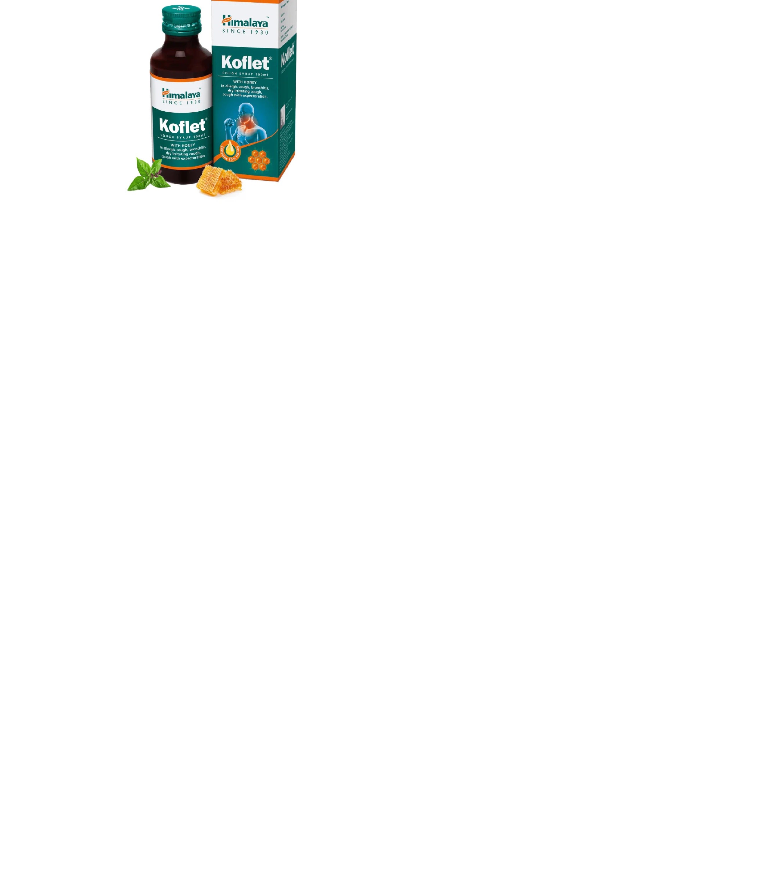 Himalaya Herbals - Koflet Cough Syrup - 100 ml