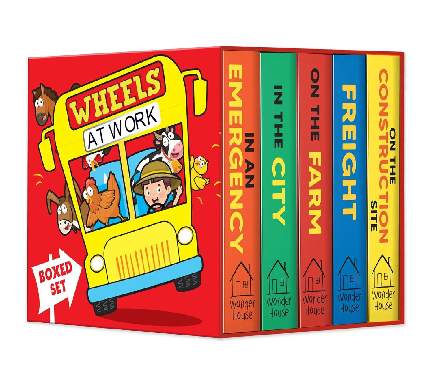 Wheels at Work (Boxed Set of 5 Books)