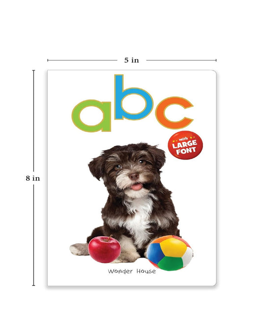 ABC – Early Learning Board Book with Large Font | Learn ABC with Bold Letters & Clear Pictures | Board book