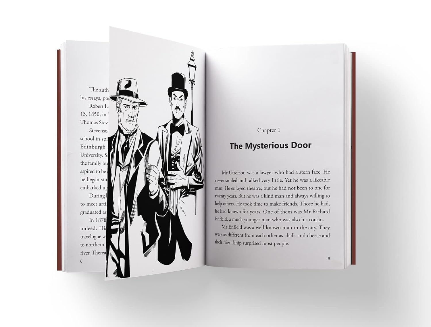 The Strange Case of Dr Jekyll and Mr Hyde : llustrated Abridged Children Classic English Novel with Review Questions (Hardback) Book