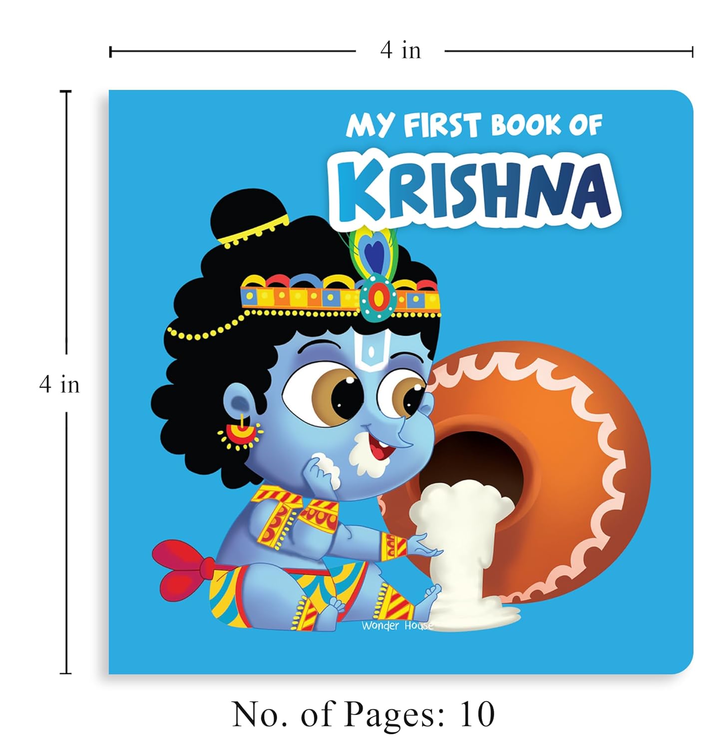 My First Book of Krishna – Illustrated Board Book for Kids