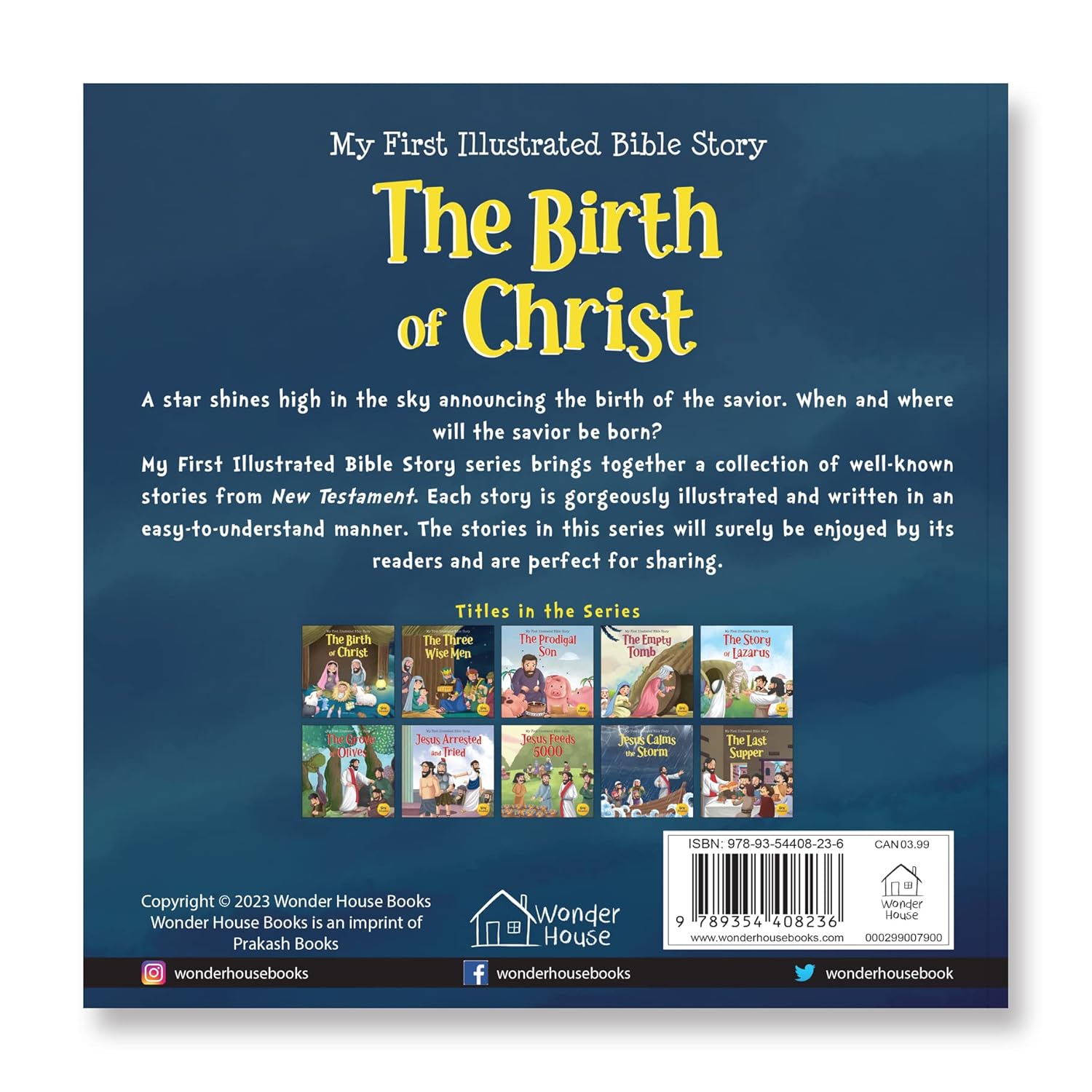 My First Illustrated Bible Story: The Birth of Christ Paperback  Book