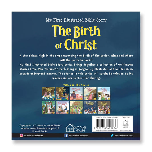 My First Illustrated Bible Story: The Birth of Christ Paperback  Book