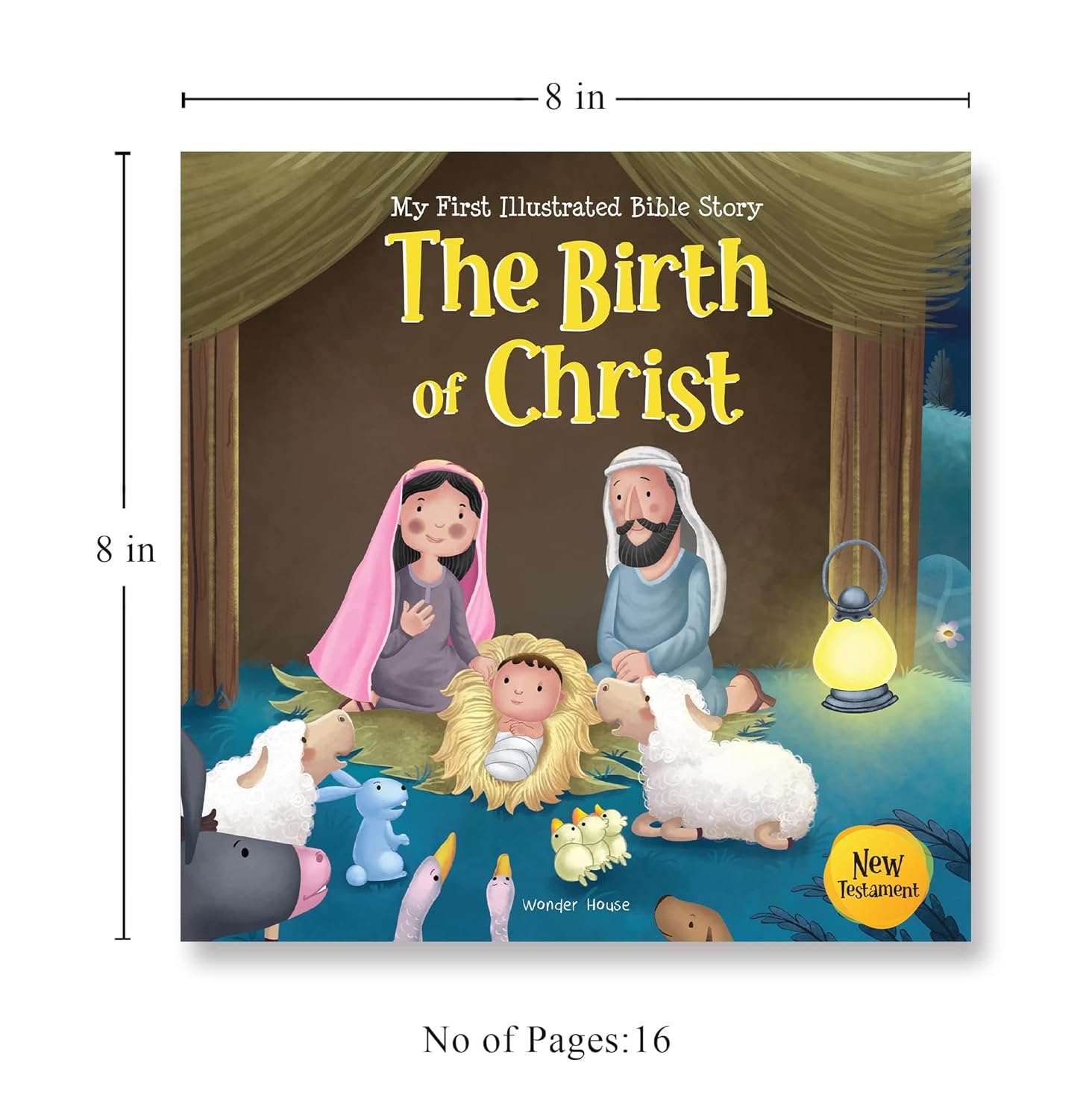My First Illustrated Bible Story: The Birth of Christ Paperback  Book