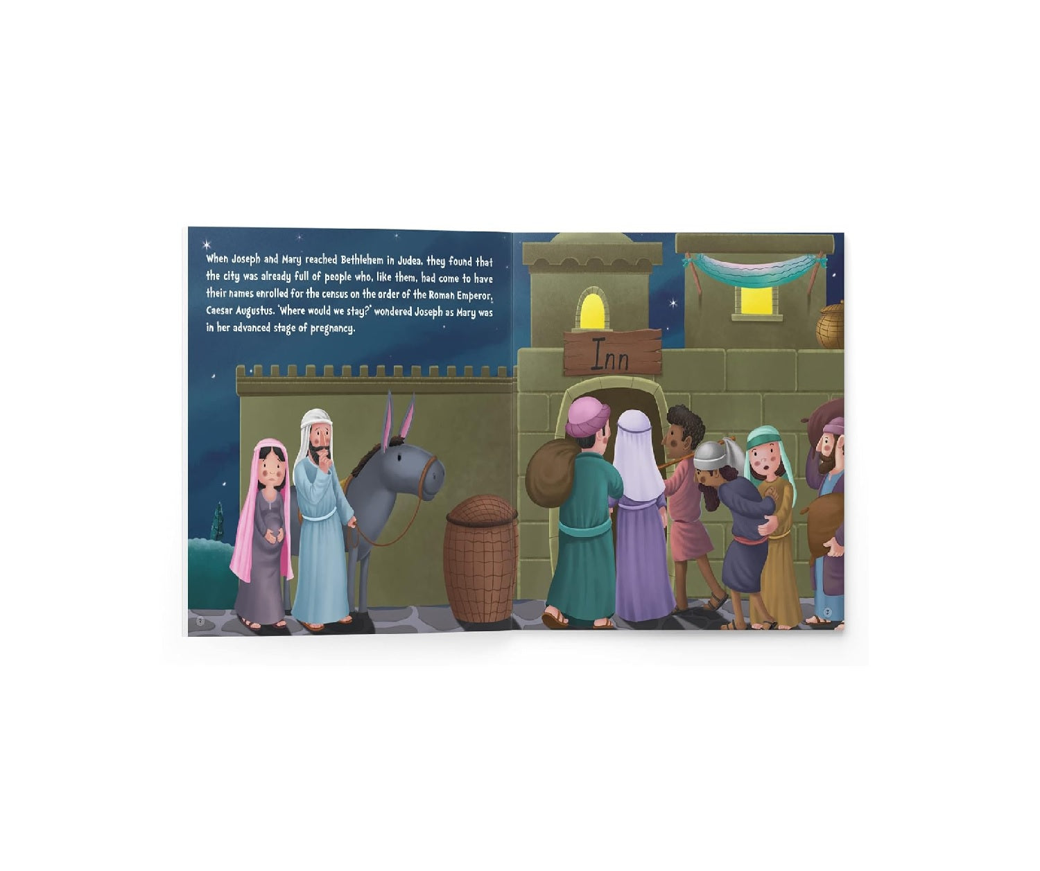 My First Illustrated Bible Story: The Birth of Christ Paperback  Book