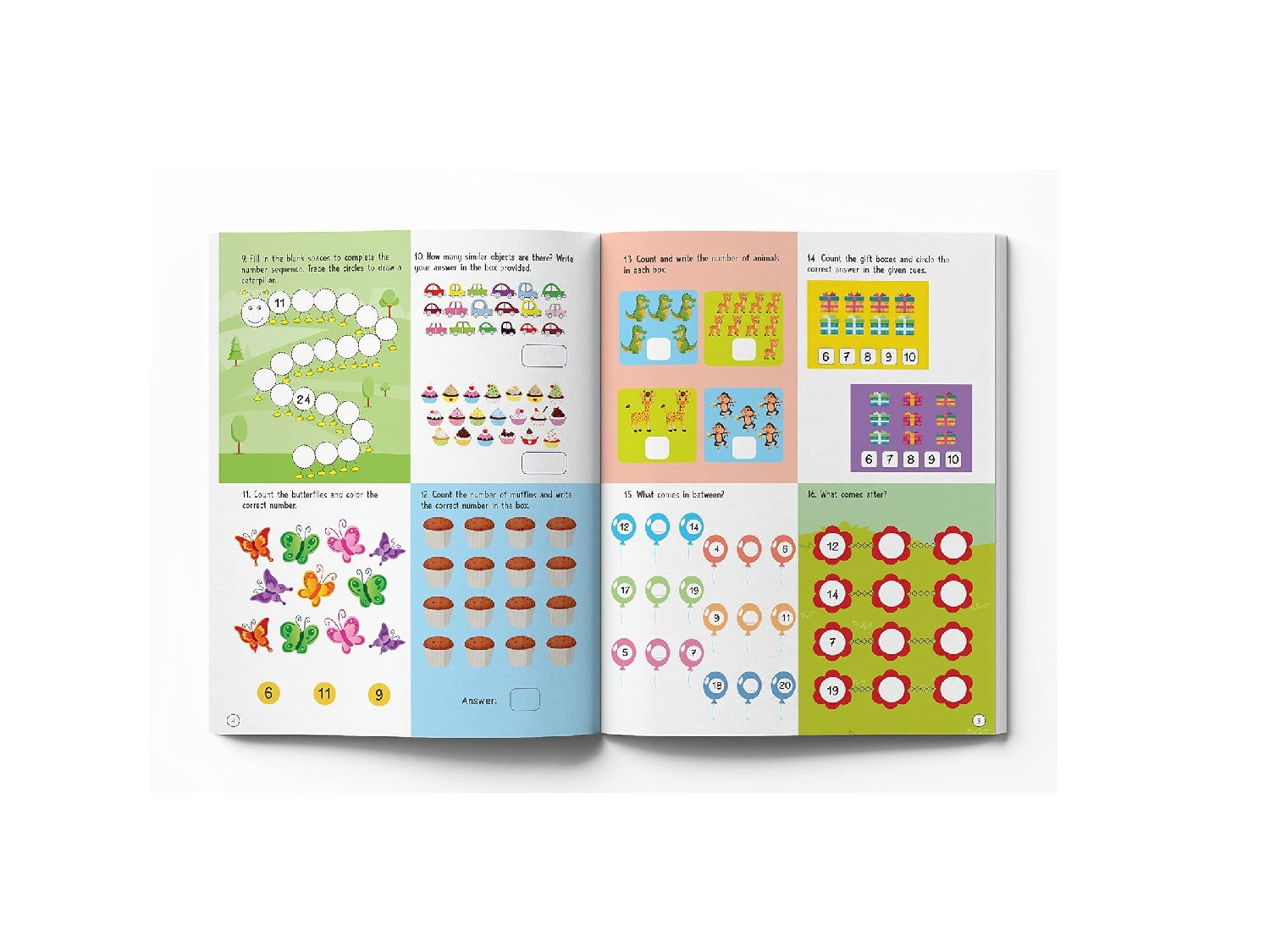 201 Maths Activity Book: Fun Activities and Practice Sheets | Learn Counting, Addition & Subtraction |  Paperback