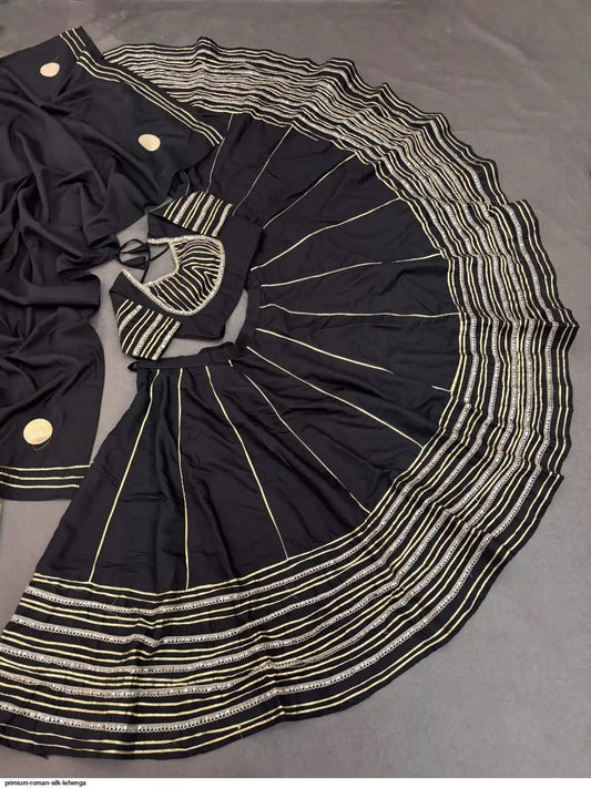 PRIMIUM ROMAN SILK LEHENGA 1
