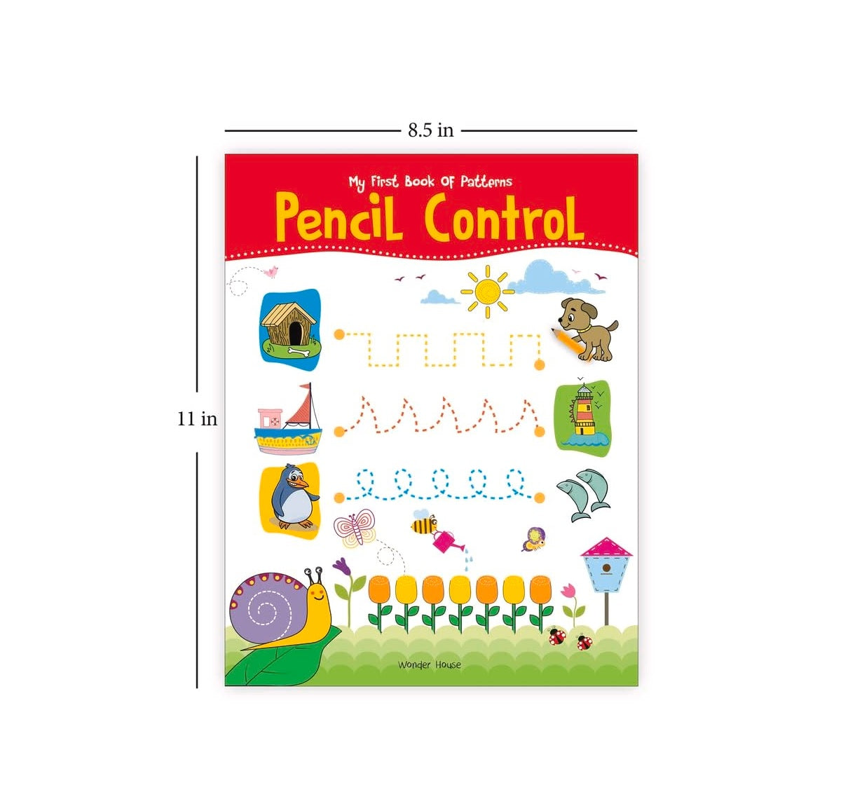 My First Super Boxset of Pencil Control and Patterns : Pack of 4 interactive activity books to practice Patterns, Numbers and Alphabet Hardcover – Sticker Book