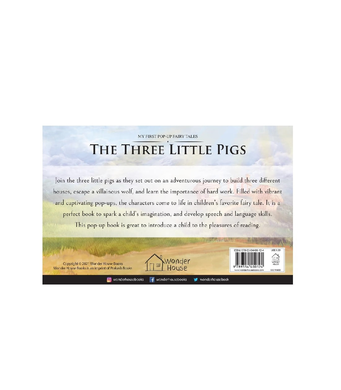 My First Pop-Up Fairy Tales - Three Little Pigs : Pop up Books for children | Hardcover