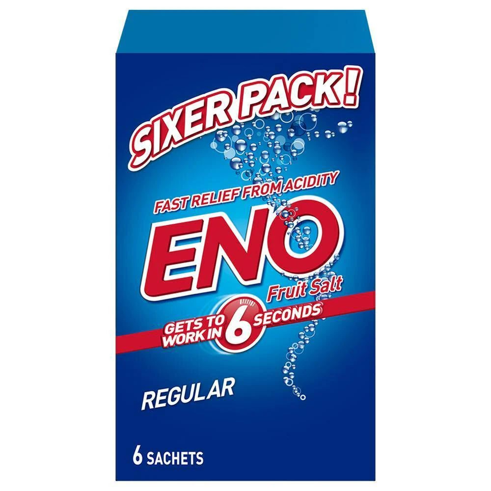 Eno Fruit Salt Regular Flavour 5 g (Pack of 6)