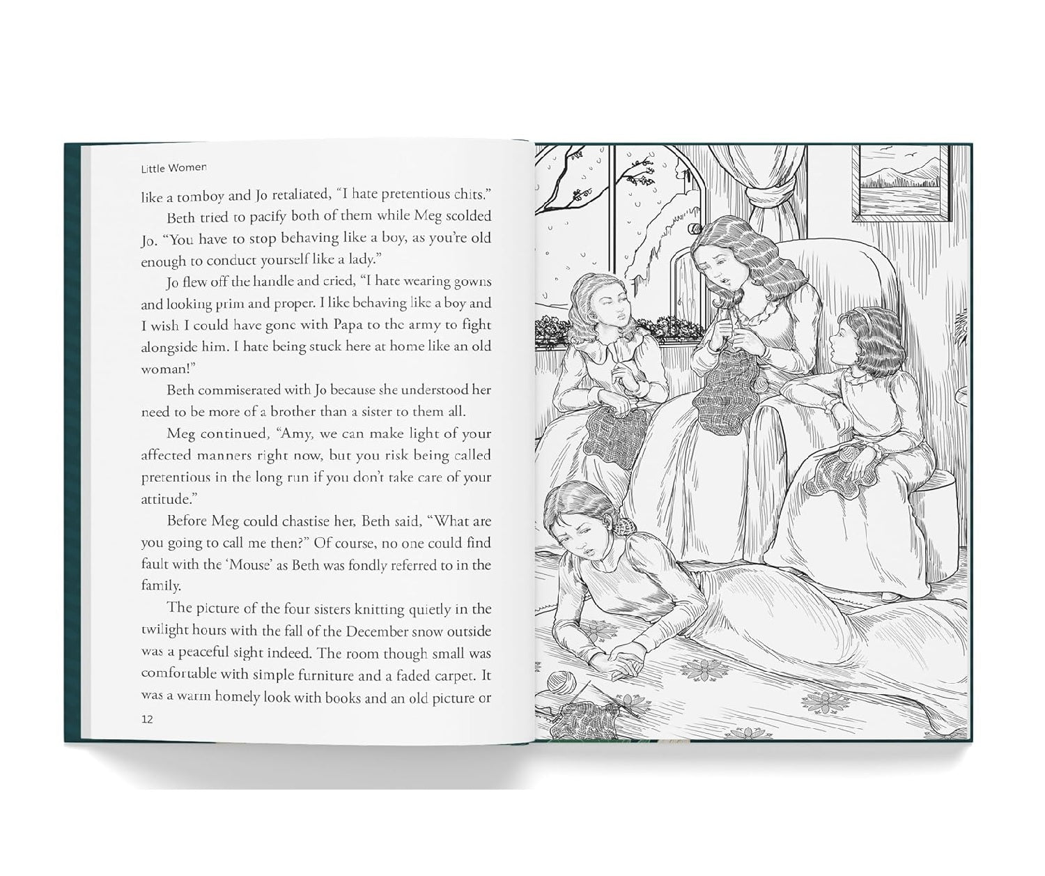 Little Women : Illustrated Abridged Children Classic English Novel with Review Questions (Hardback)  Book