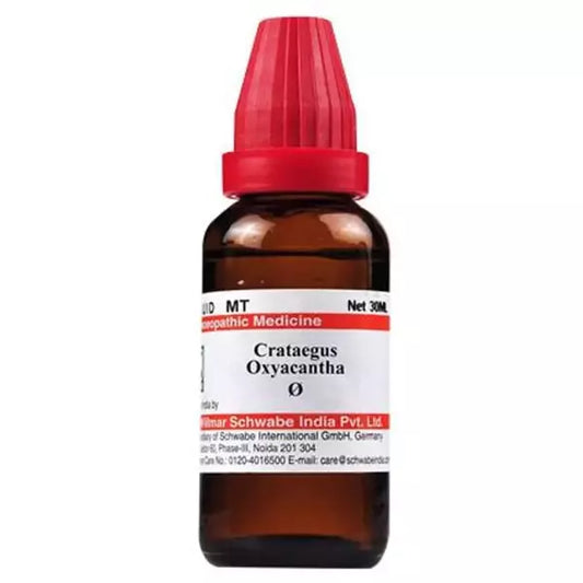 Dr Willmar Schwabe India Crataegus oxyacantha Mother Tincture (Q) 30ml for heart diseases joint pains blood pressure headache