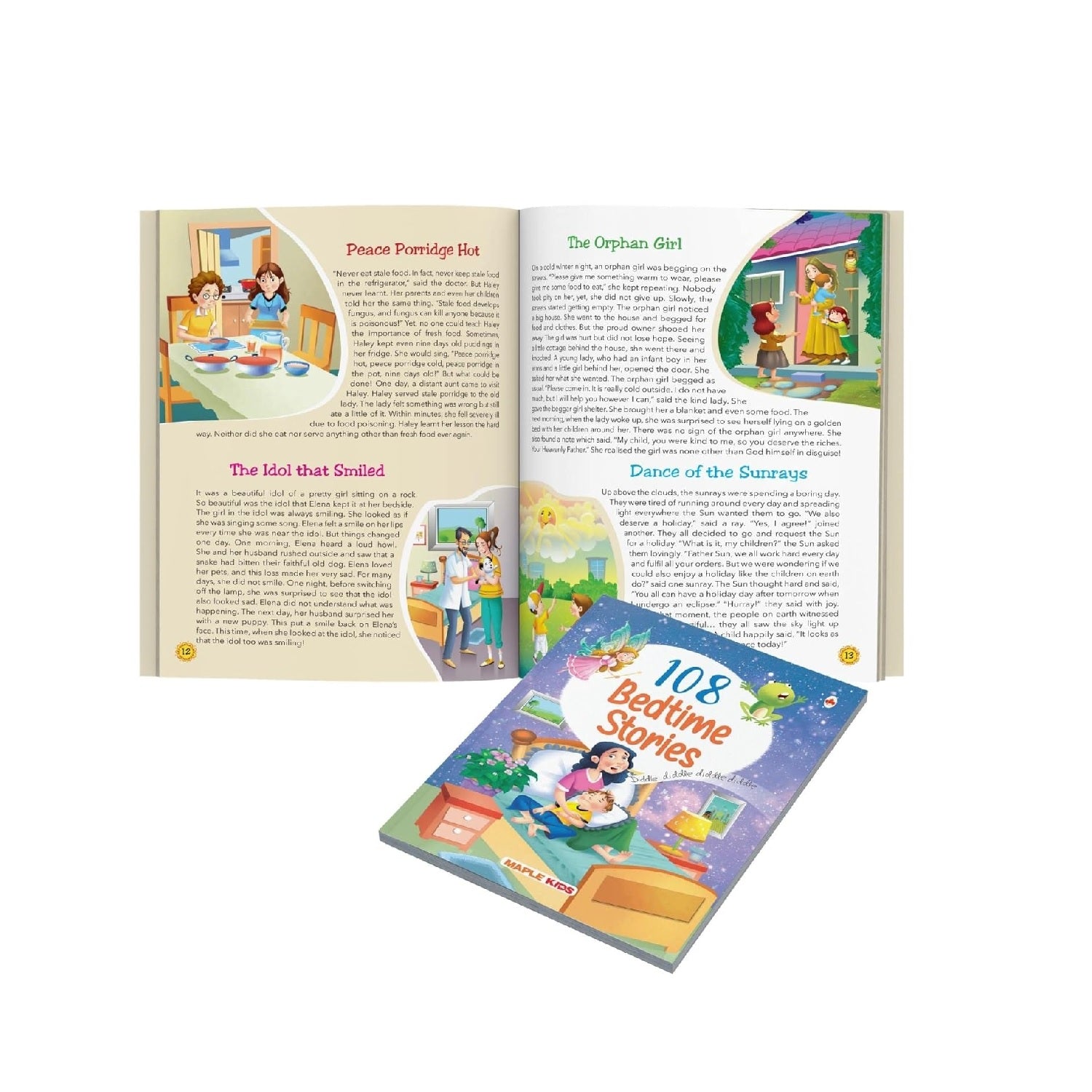 108 Bedtime Stories (Illustrated) - Story Book for Kids