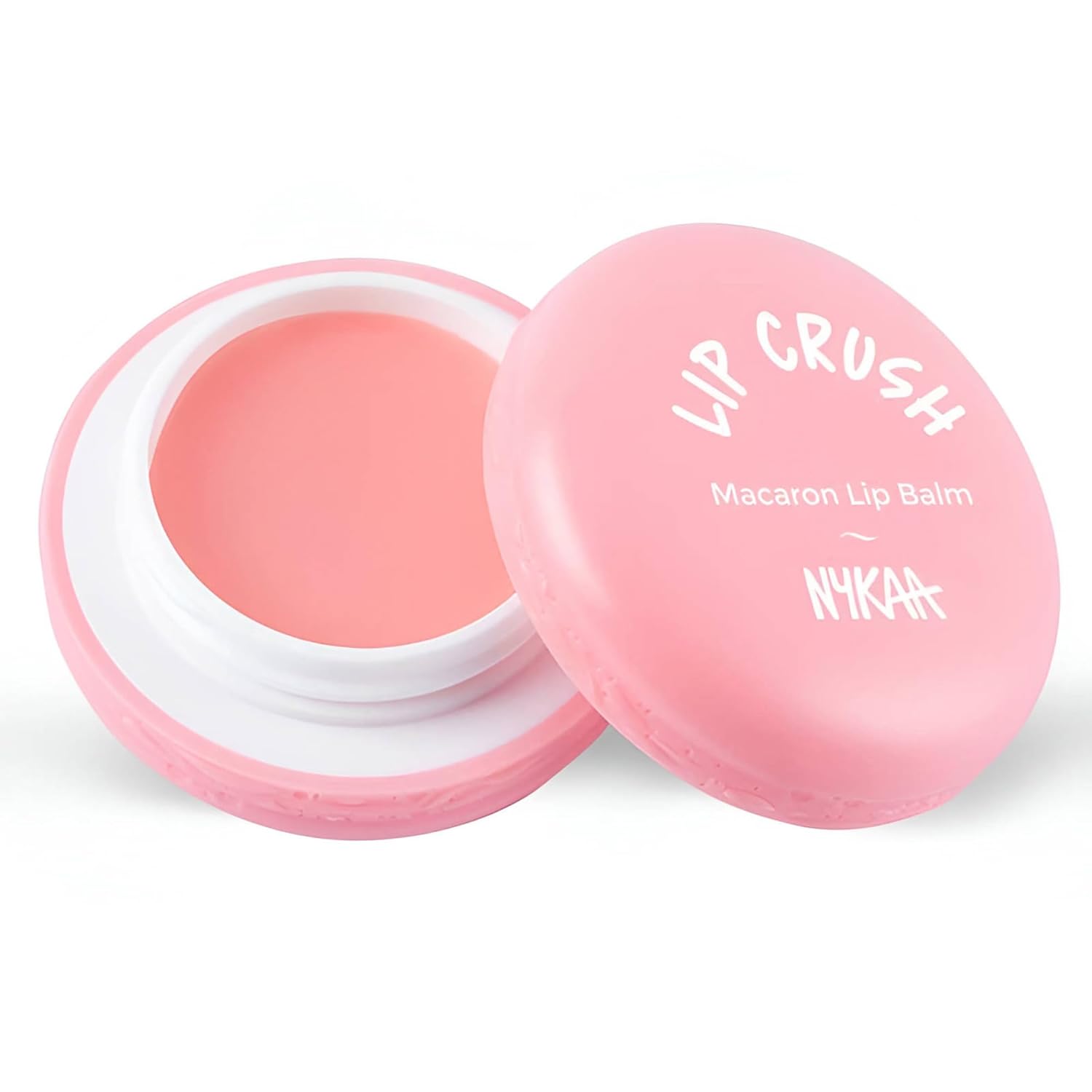Nykaa Lip Crush Macaron Lip Balm - Strawberry (Pack Of 1)