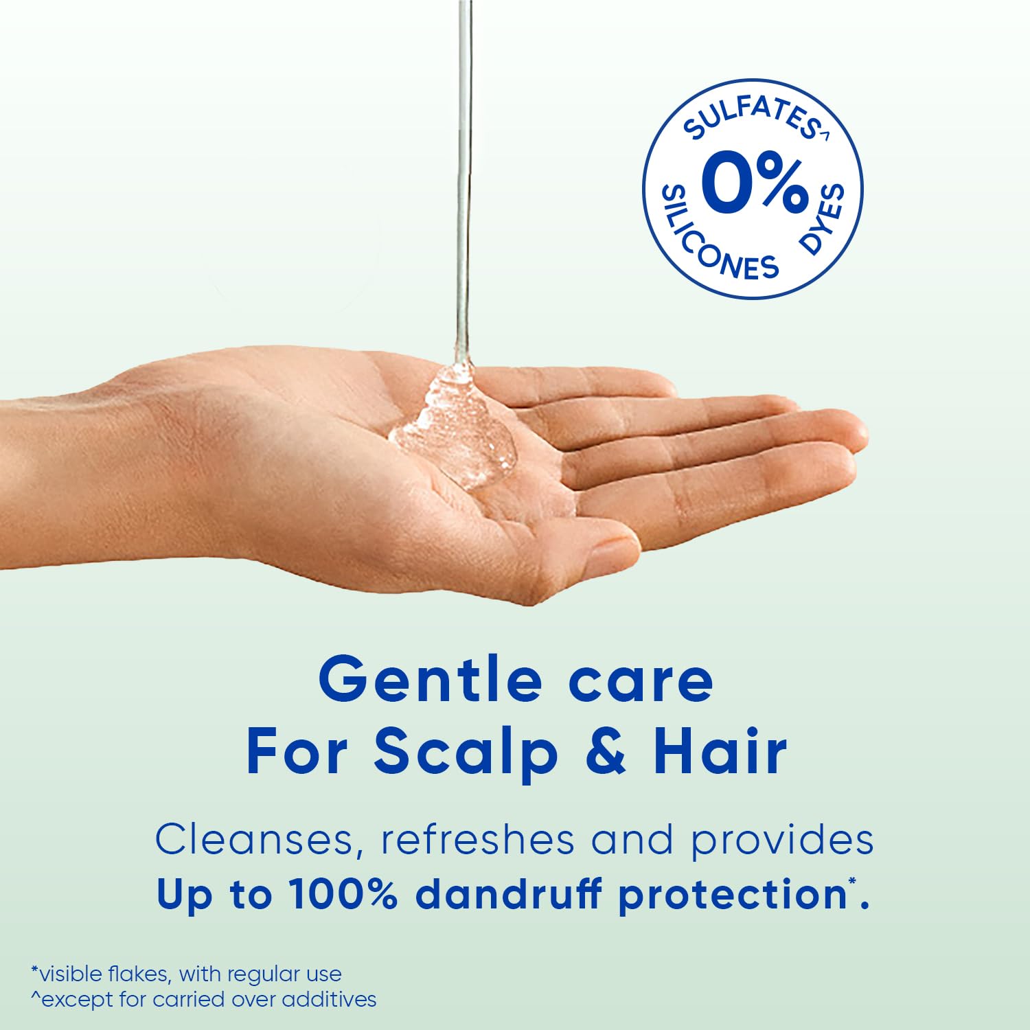 Head & Shoulders BARE Anti-Dandruff Shampoo, Pure clean, Sulfate-Free, Silicone-Free, Dye-Free, Gentle shampoo, 400ml