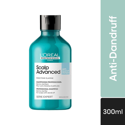 LOreal Professionnel Scalp Advanced Anti-Dandruff Dermo-Clarifier Shampoo - 300 ml
