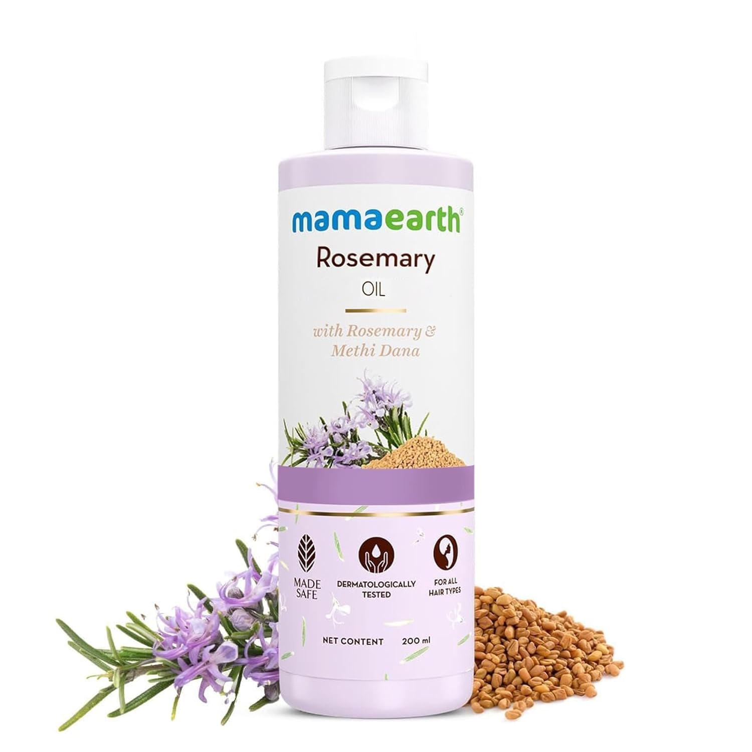 Mamaearth Rosemary Hair Growth Oil with Rosemary & Methi Dana - 200 ml