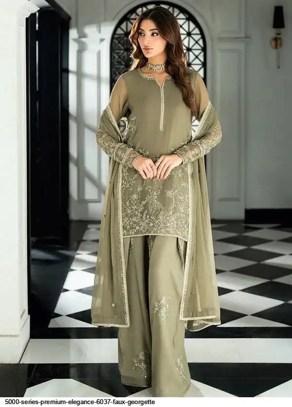 5000 SERIES PREMIUM ELEGANCE 6037 FAUX GEORGETTE