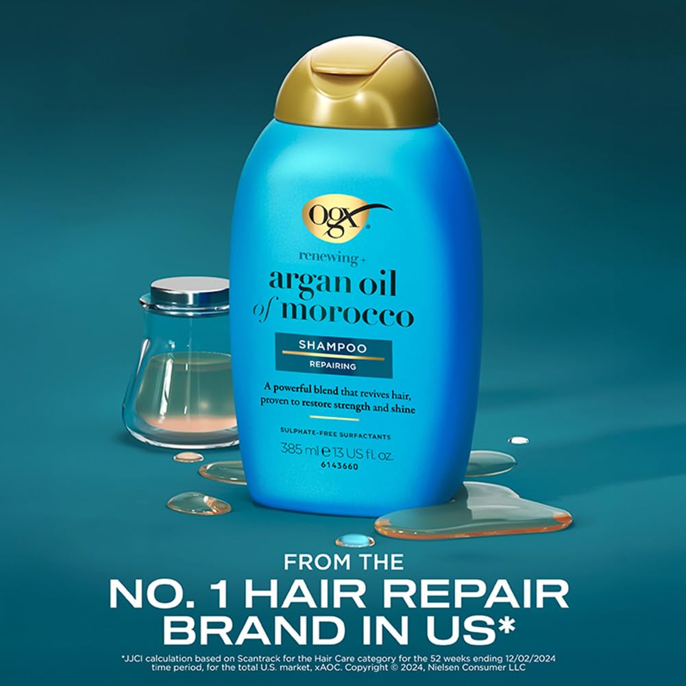 OGX Renewing + Argan Oil of Morocco Hydrating Growth Hair Shampoo 385ml