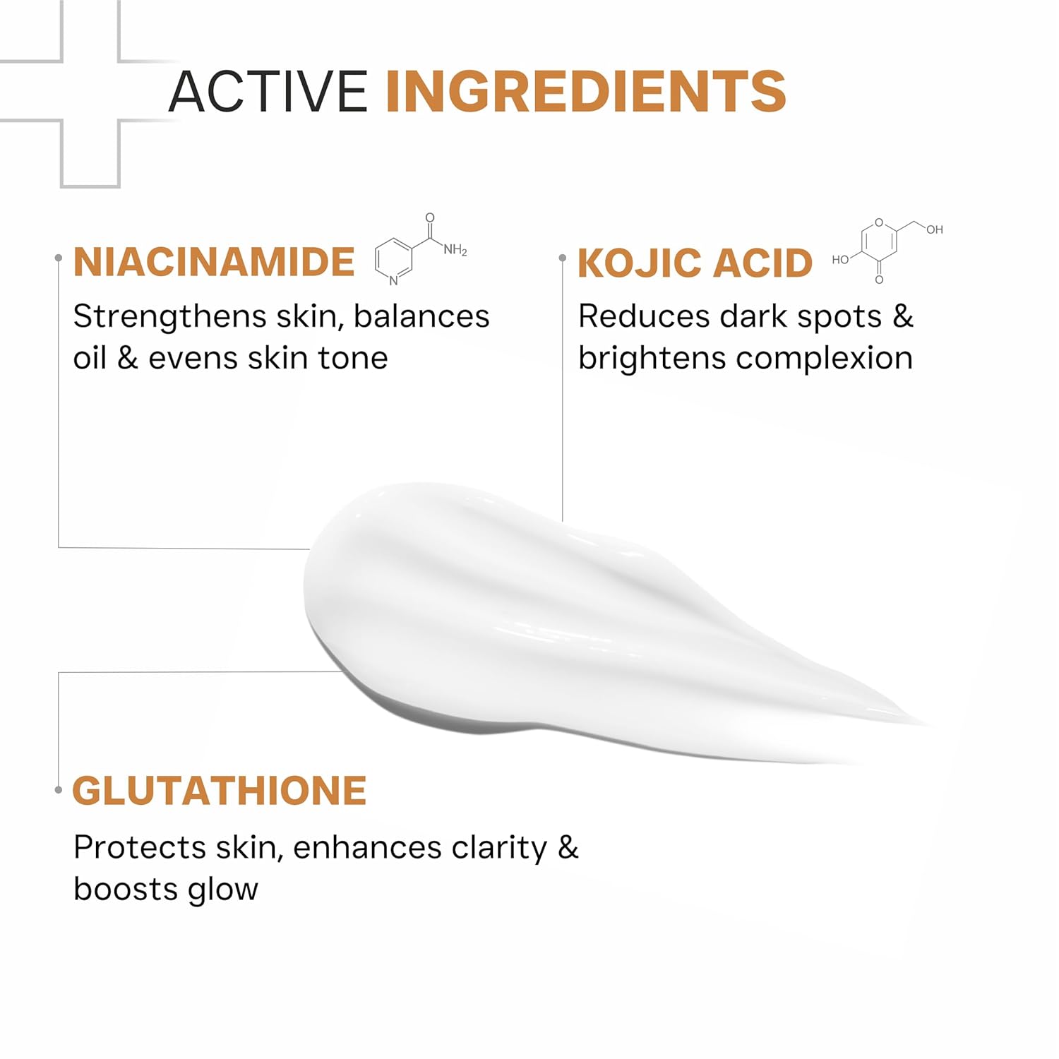 DERMATOUCH Bye Bye Pigmentation Face Wash | Niacinamide, Kojic Acid & Glutathione | For Tan and Anti-Pigmentation | Dermatologist Tested | For Men & Women | 70g