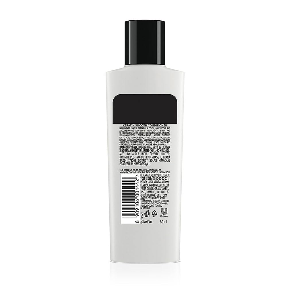TRESemme Keratin Smooth Conditioner 80ml With Keratin Protein and Argan Oil