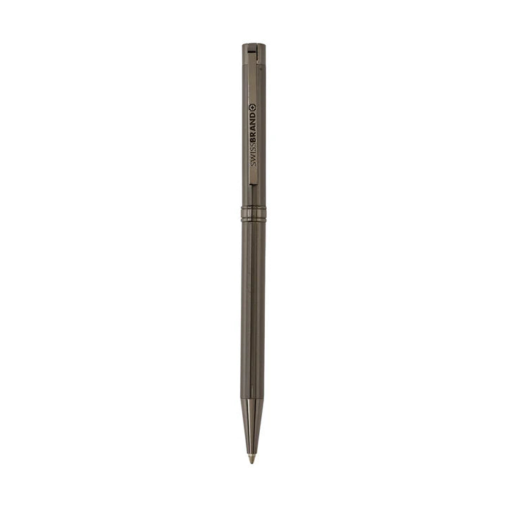 SWISSBRAND Glide 2530 Gunmetal finish Ballpoint Pen with Gunmetal trim