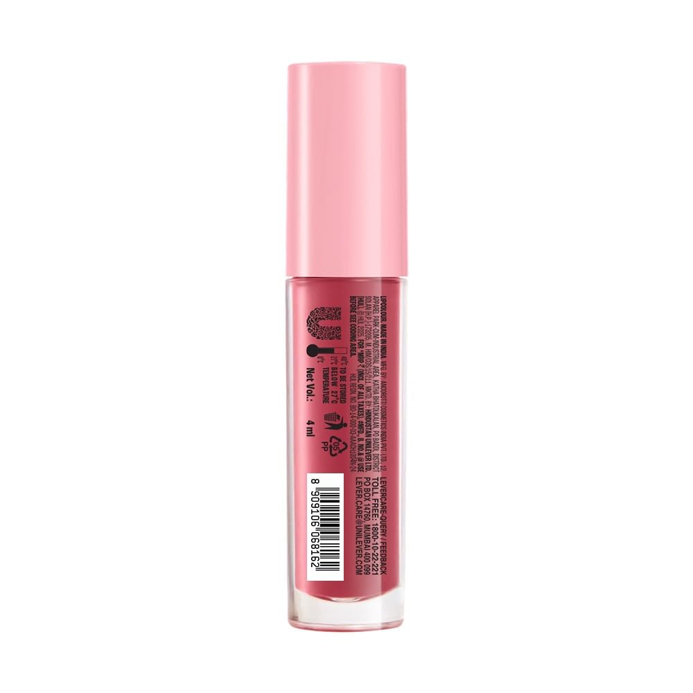 Elle 18 Bubblegum Lip Cloud, Liquid Lipstick - Maple Rush, Mousse Finish|4 ml