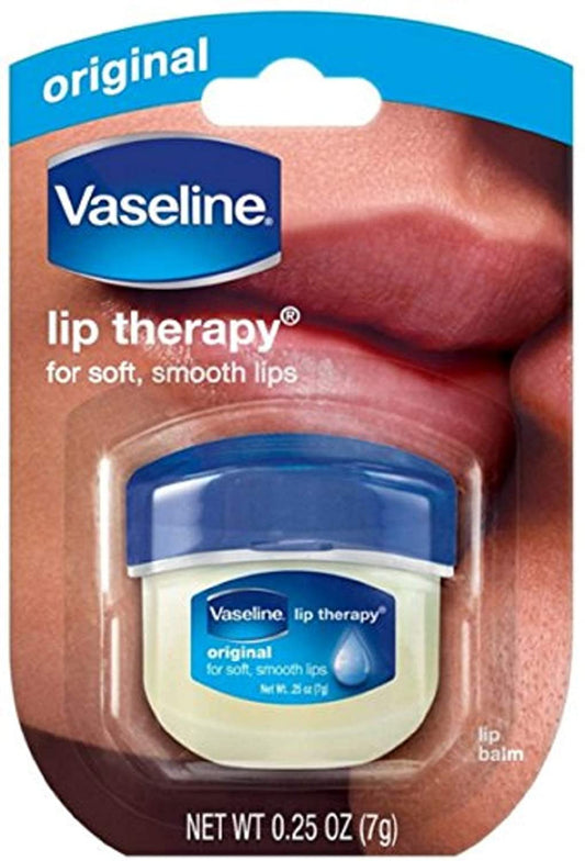 Vaseline Lip Therapy Original | Classic Balm for Soft & Smooth Finish | 72Hr Moisturization | Original Neutral Fragrance | 7g