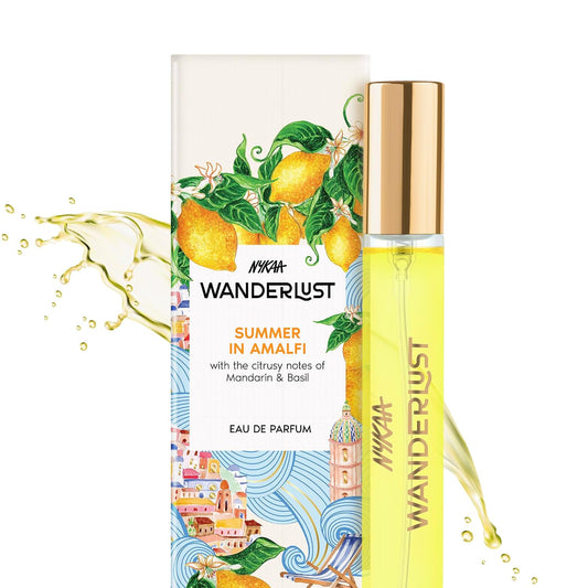 Nykaa Wanderlust Summer in Amalfi Eau De Parfum I Travel size, mini Perfume for Women – 16 ml I Mandarin and Basil Perfume |