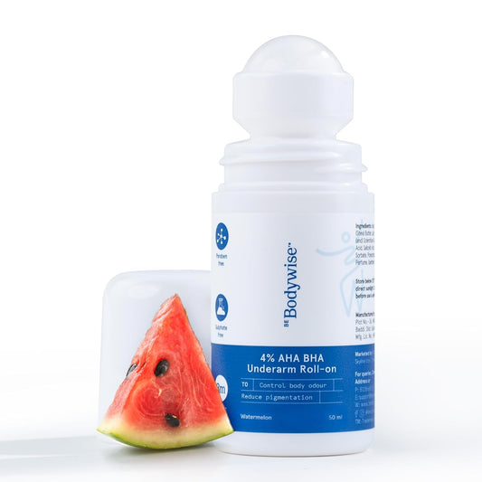 BeBodywise 4% AHA BHA Underarm Roll On - Watermelon - 50 ml
