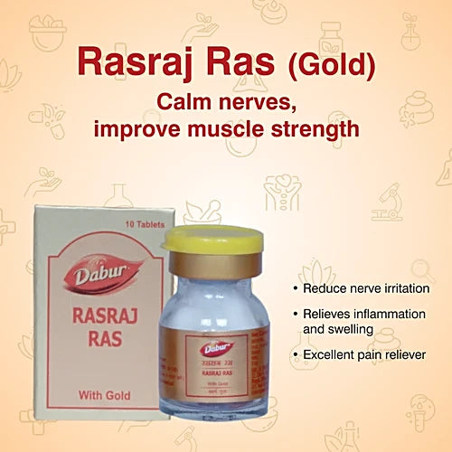 Dabur Ayurvedic Rasraj Ras (10tab)