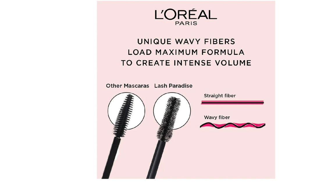 LOreal Paris Voluminous Lash Paradise Mascara 204 Blackest Black 7.6ml