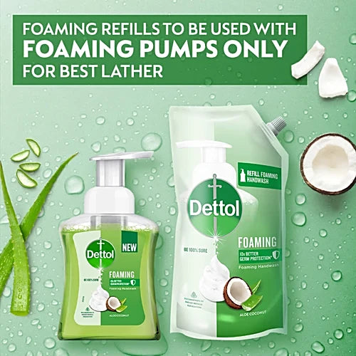 Dettol Aloe Coconut Foaming Handwash, 700 ml