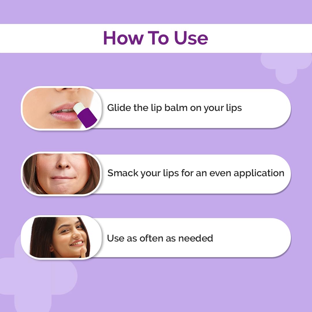 The Derma Co 1% Ceramide Complex Lip Balm with Ceramides & Vitamin E, SPF 30 PA++ for Dry & Chapped Lips - 4g