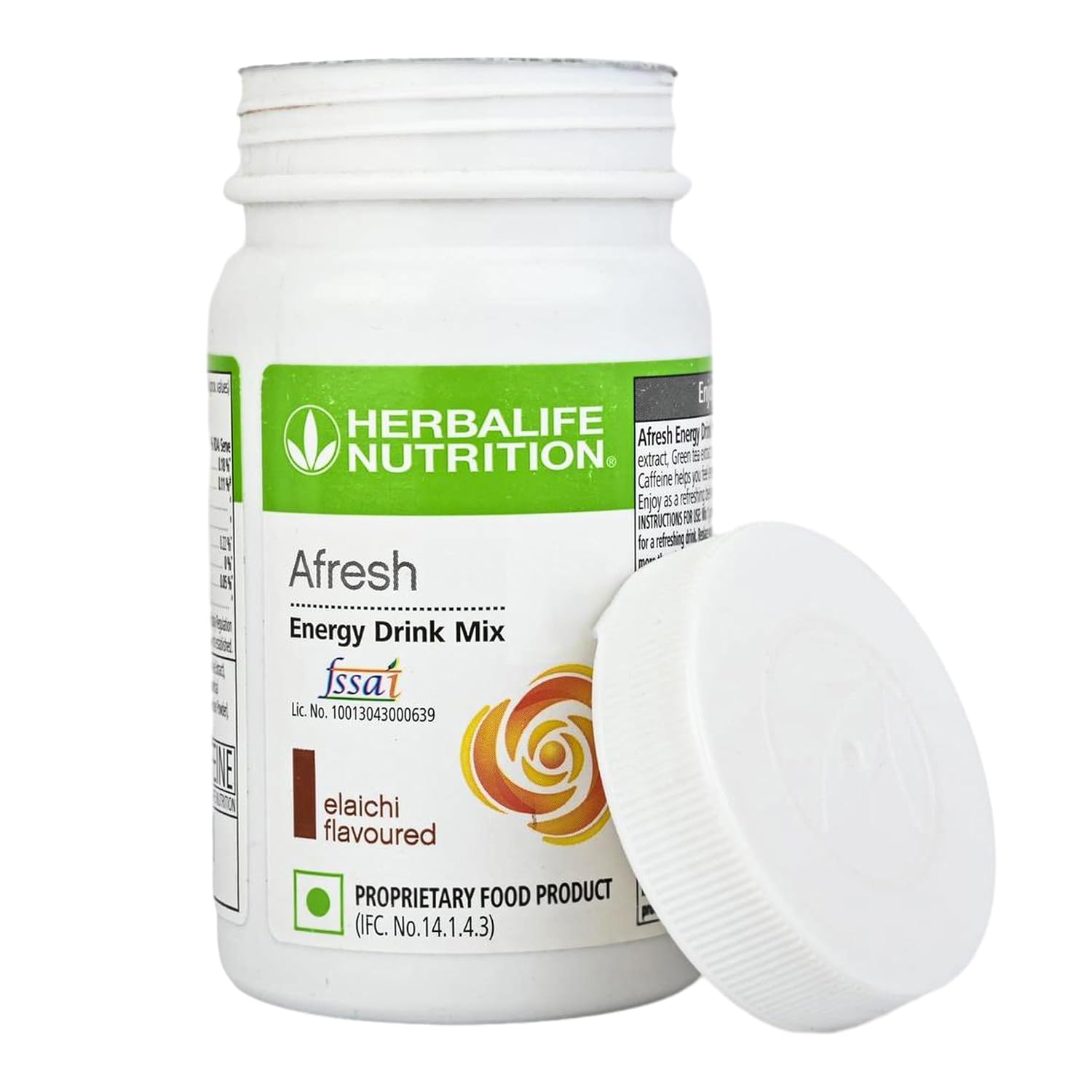 Herbalife Afresh Energy Drink Mix - 50 gm - Elaichi