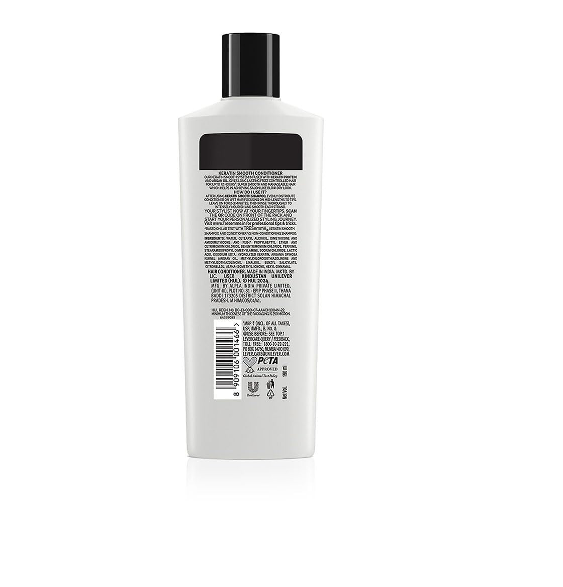 TRESemmé Keratin Smooth Professional Conditioner with Keratin & Argan Oil    (190 ml)