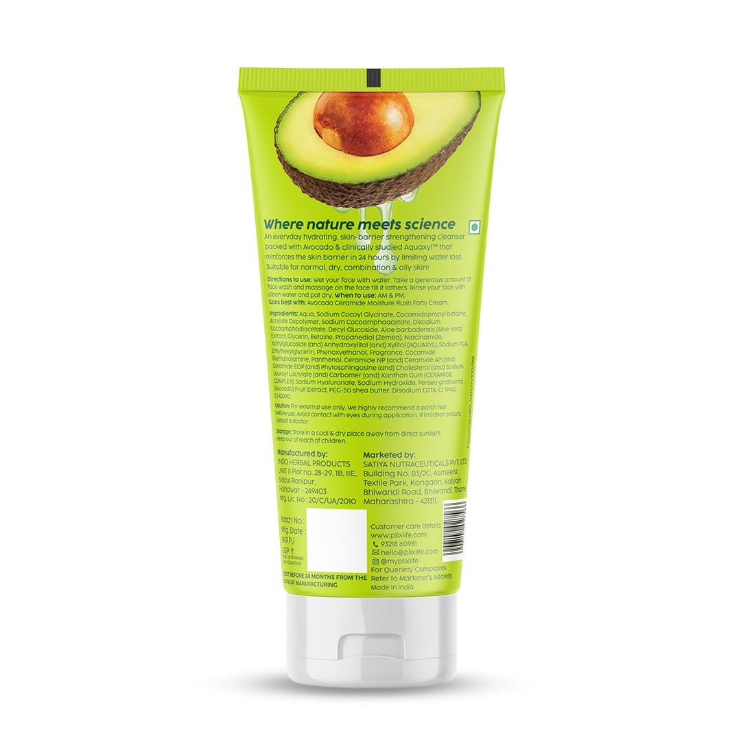 PLIX - THE PLANT FIX Avocado Ceramide Moisture Rush Juicy Cleanser (100 ml) |
