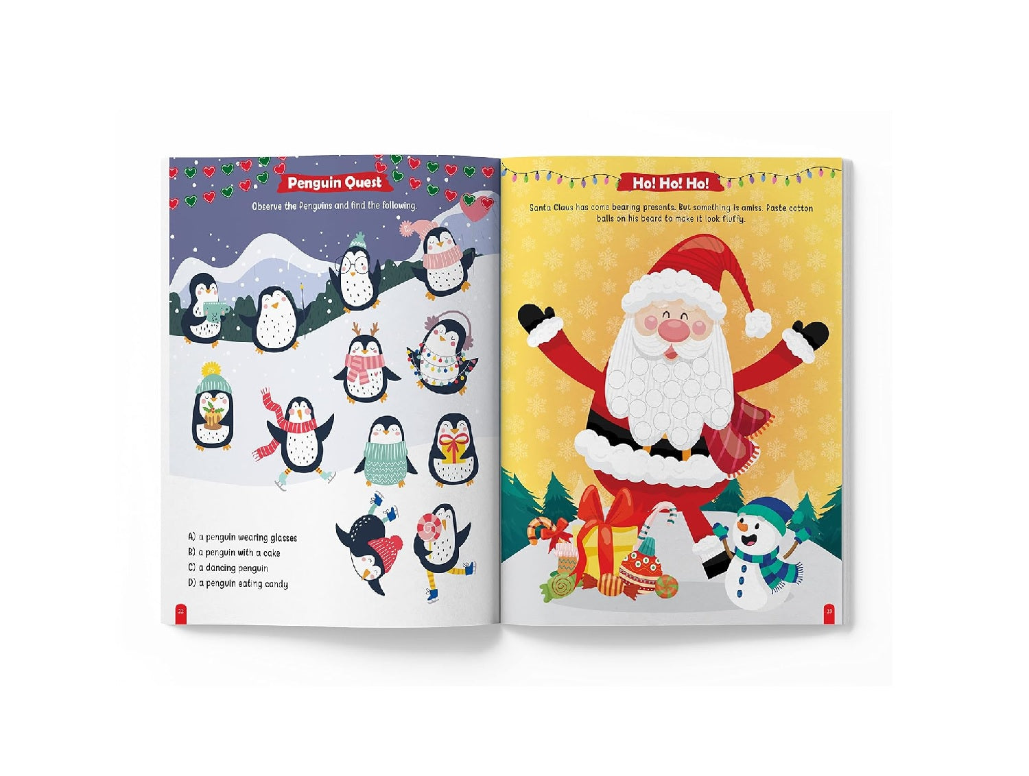 Christmas Activity Book for Children – Festive Fun Puzzles, Coloring, Mazes & More - Paperback