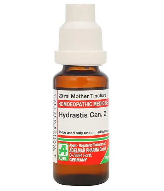 Adel Homeopathy Hydrastis Can Mother Tincture Q - 20 ml