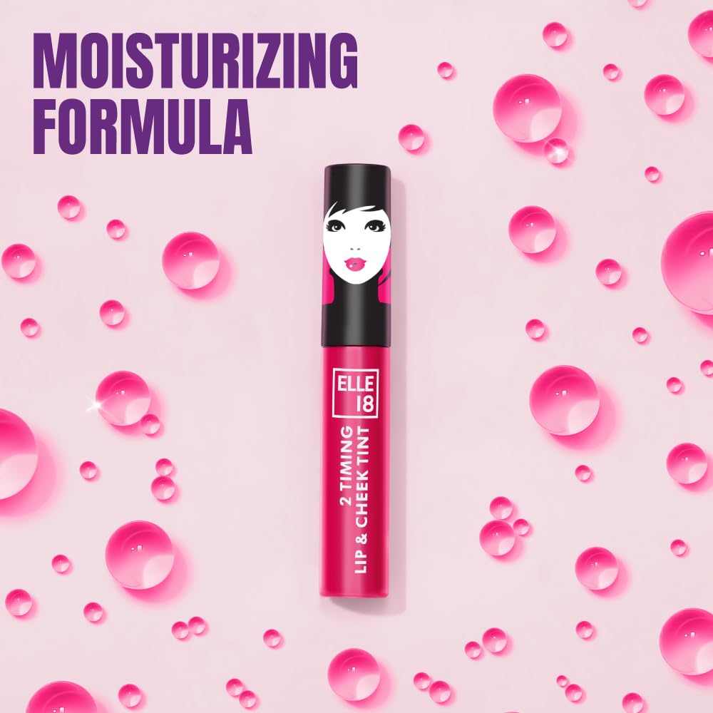 Elle18 2Timing Lip& Cheek Tint CandyFloss 4ml