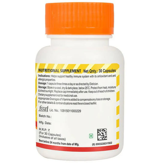 Bakson's Vitamin C Plus & Zinc Capsules - 30 caps