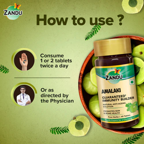 Zandu Amla Tablets - 60 tabs