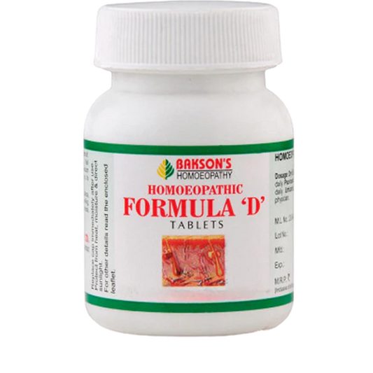 Bakson's Homoeopathic Formula D Tablet - 75 tabs