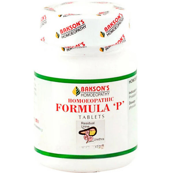 Bakson's Homeopathy Formula P Tablets - 75 tabs