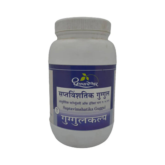 Dhootapapeshwar Saptavimshatika Guggul Tablets - 60 Tablets
