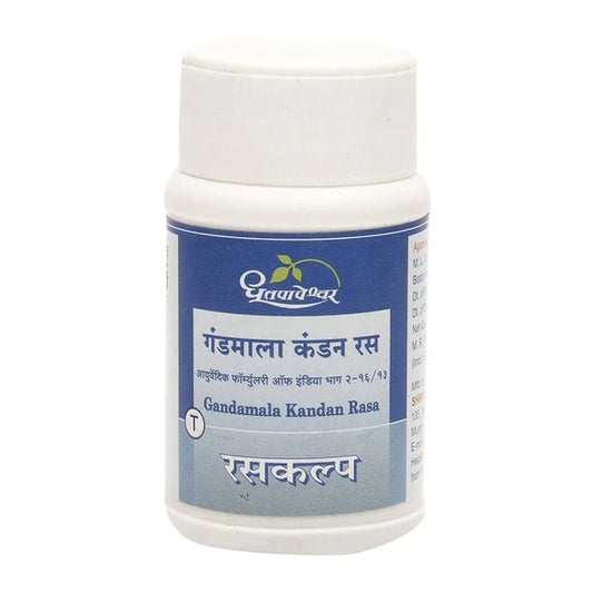 Dhootapapeshwar Gandamala Kandan Rasa Tablets - 60 Tablets